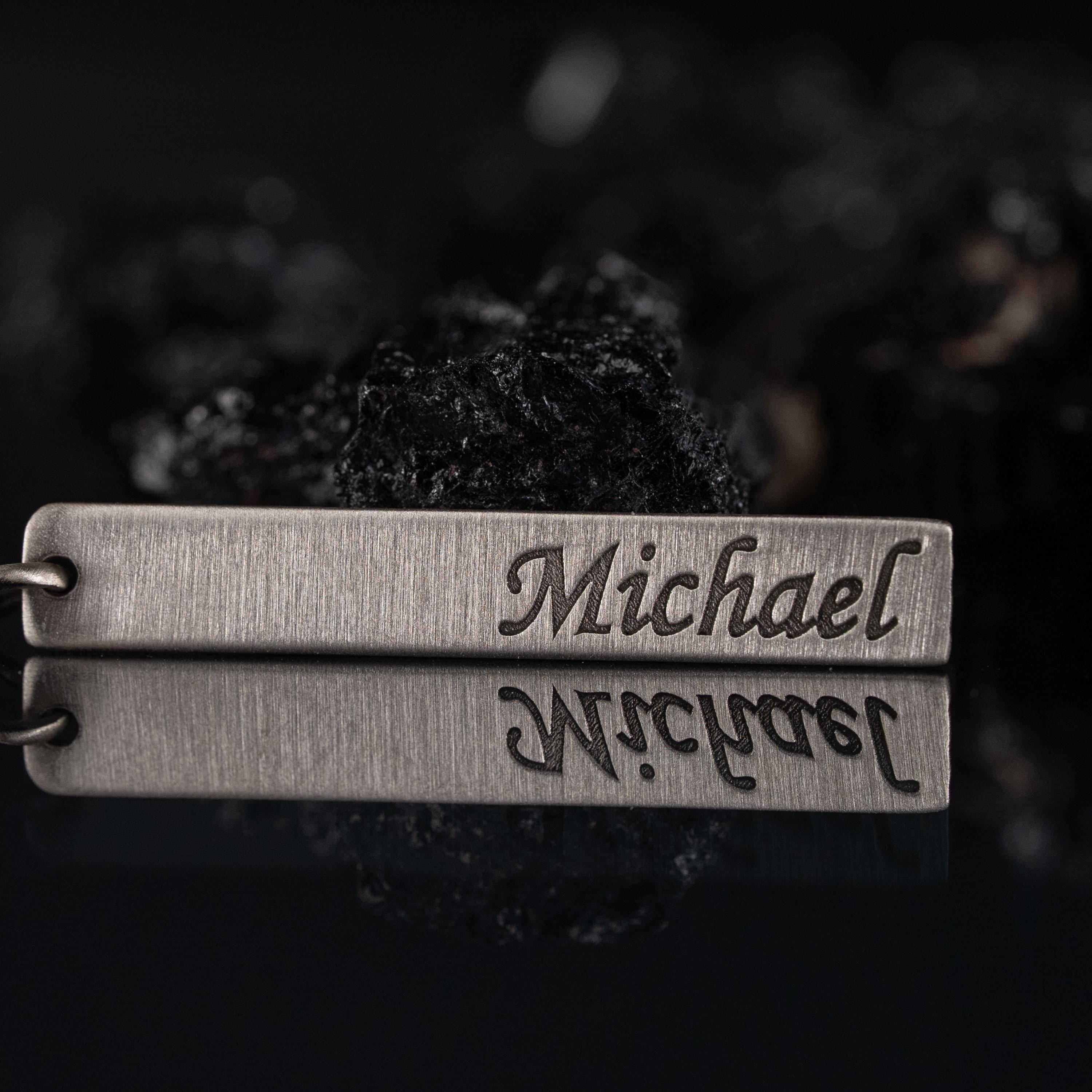 Personalized Name Bar Necklace