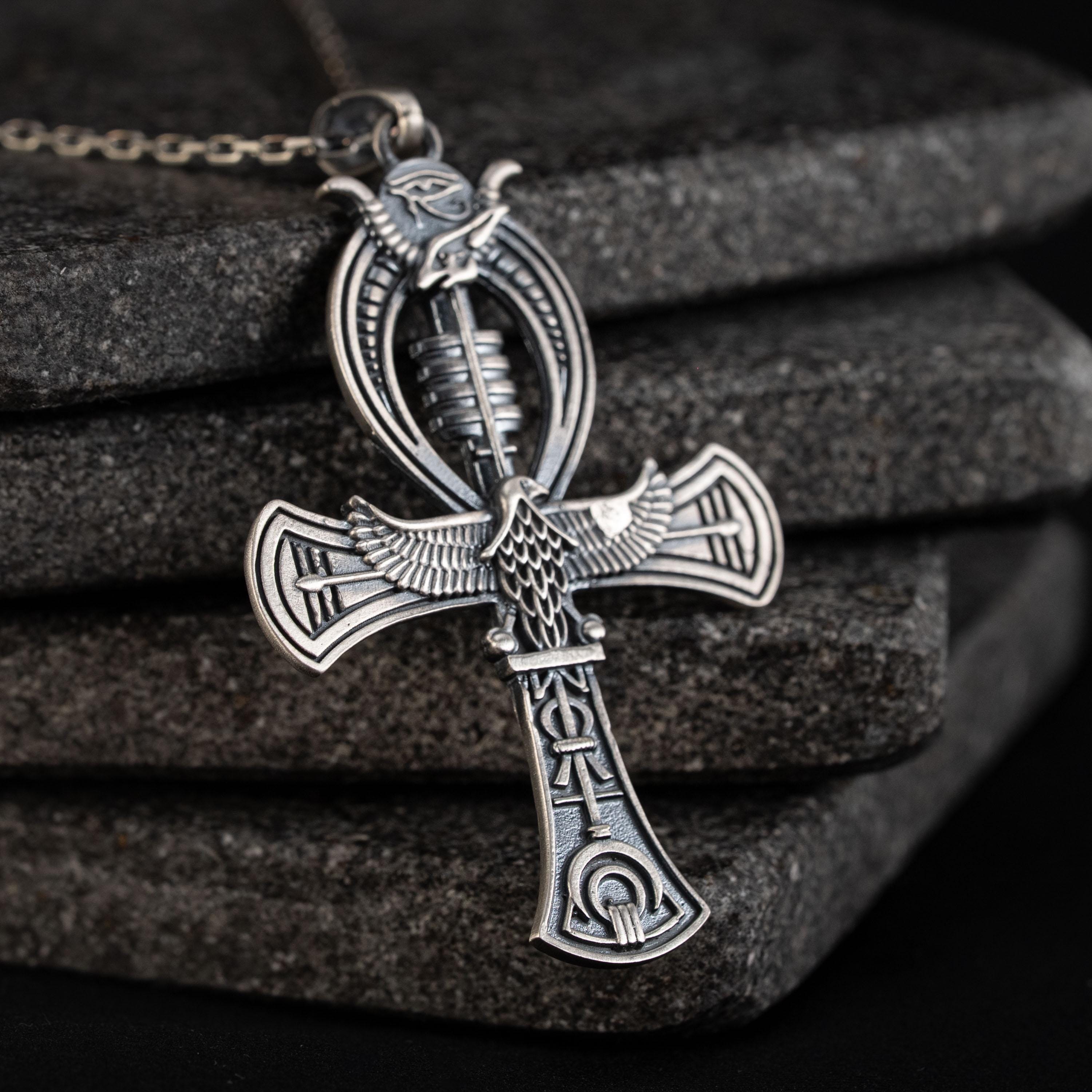 Ankh 925 Sterling Silver Handmade Pendant