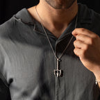 Poseidon Trident  925 Sterling Silver Pendant