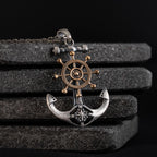 Anchor Ship Cross 925 Sterling Silver Pendant Necklace