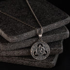 Celtic Triquetra 925 Sterling Silver Pendant Necklace