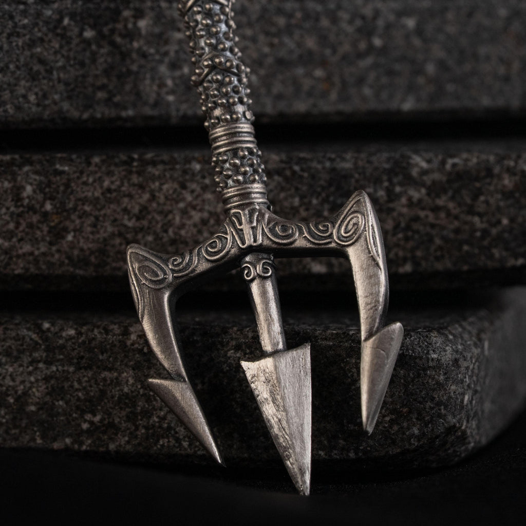Poseidon Trident  925 Sterling Silver Pendant