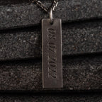 Personalized 925 Sterling Silver Bar Necklace