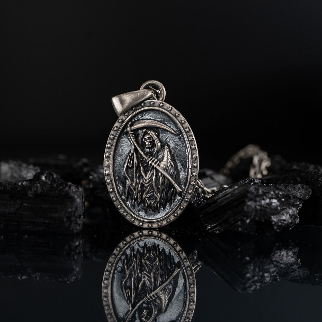 Grim Reaper 925 Sterling Silver Pendant