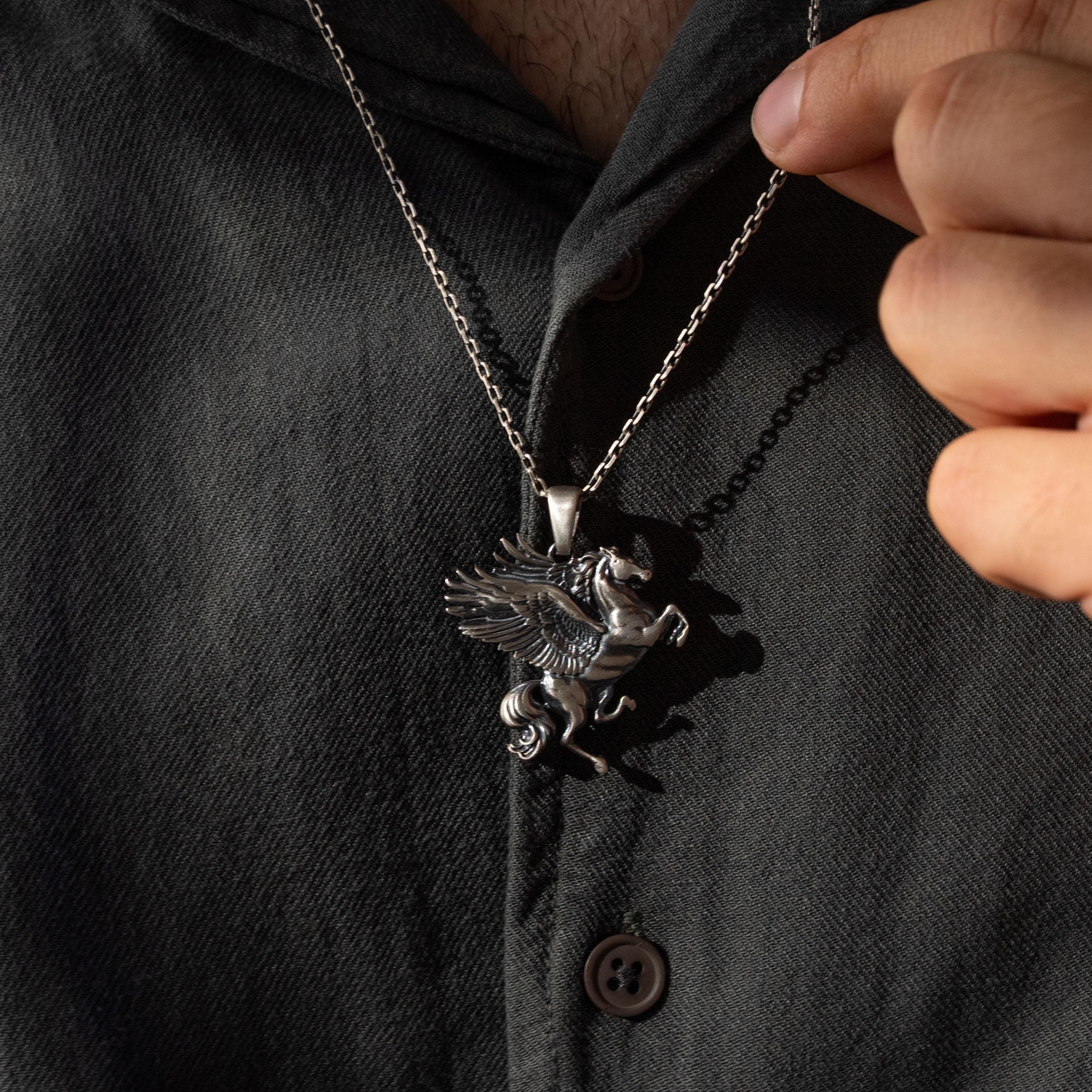 Pegasus 925 Sterling Silver Necklace