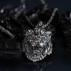 Lion Head 925 Sterling Silver Set