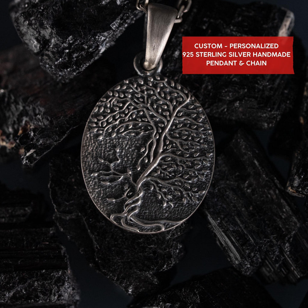 Custom Handmade Yggdrasil Tree of Life Necklace