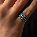 Skulls Sterling Silver Ring