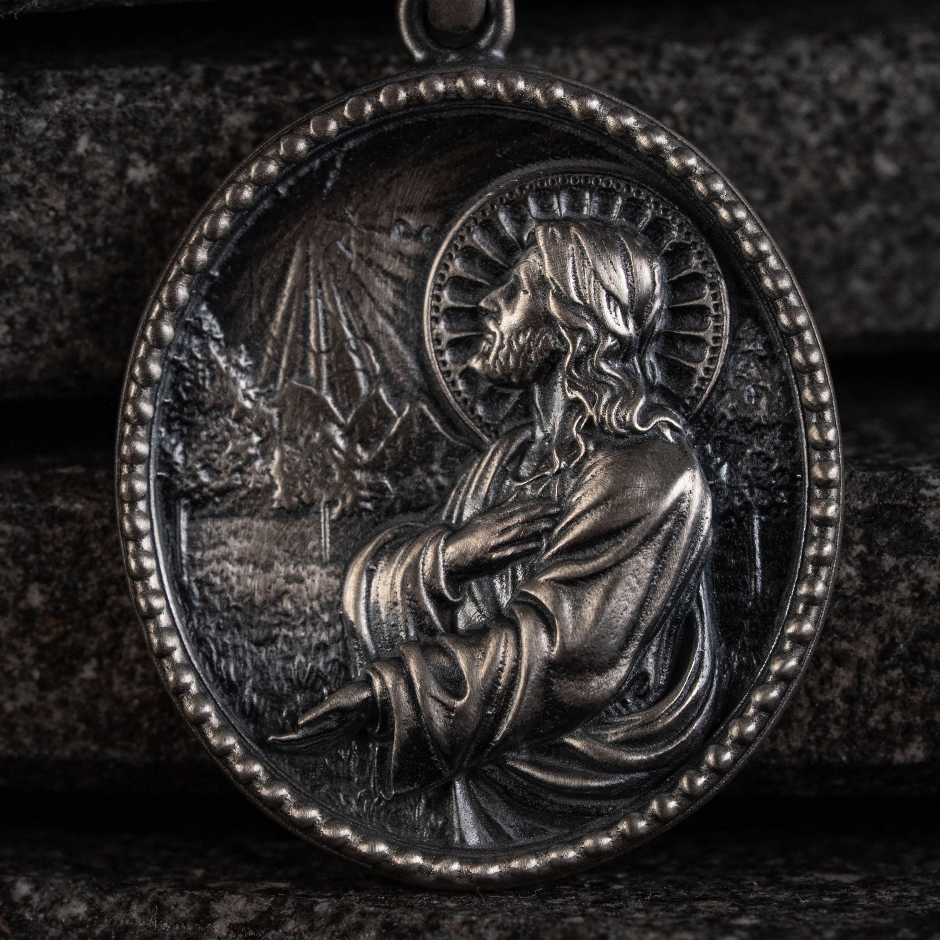 Jesus Christ 925 Sterling Silver Necklace