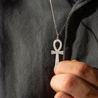 Ankh Unisex 925 Sterling Silver Pendant Necklace