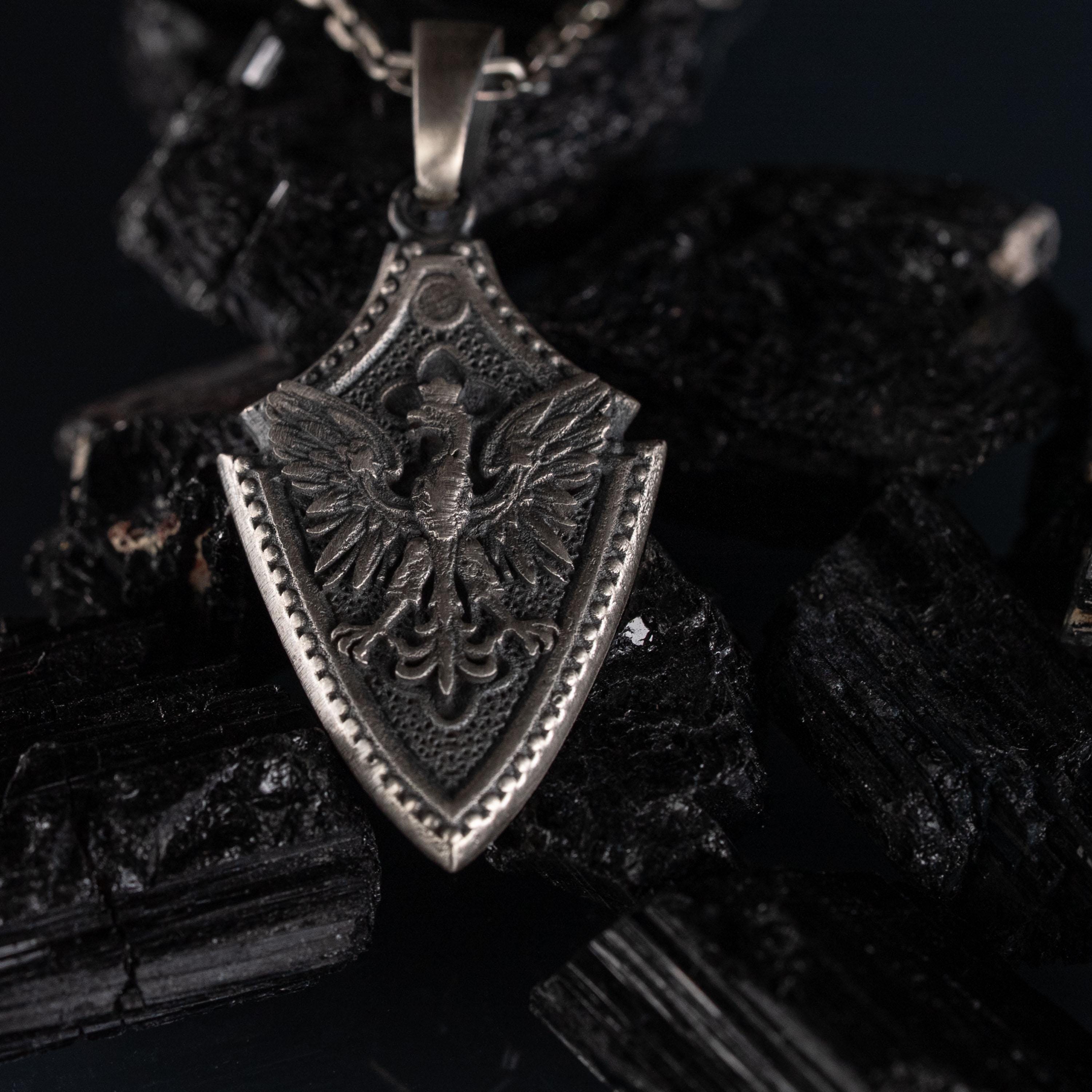 Flying Eagle 925 Sterling Silver Pendant Amule