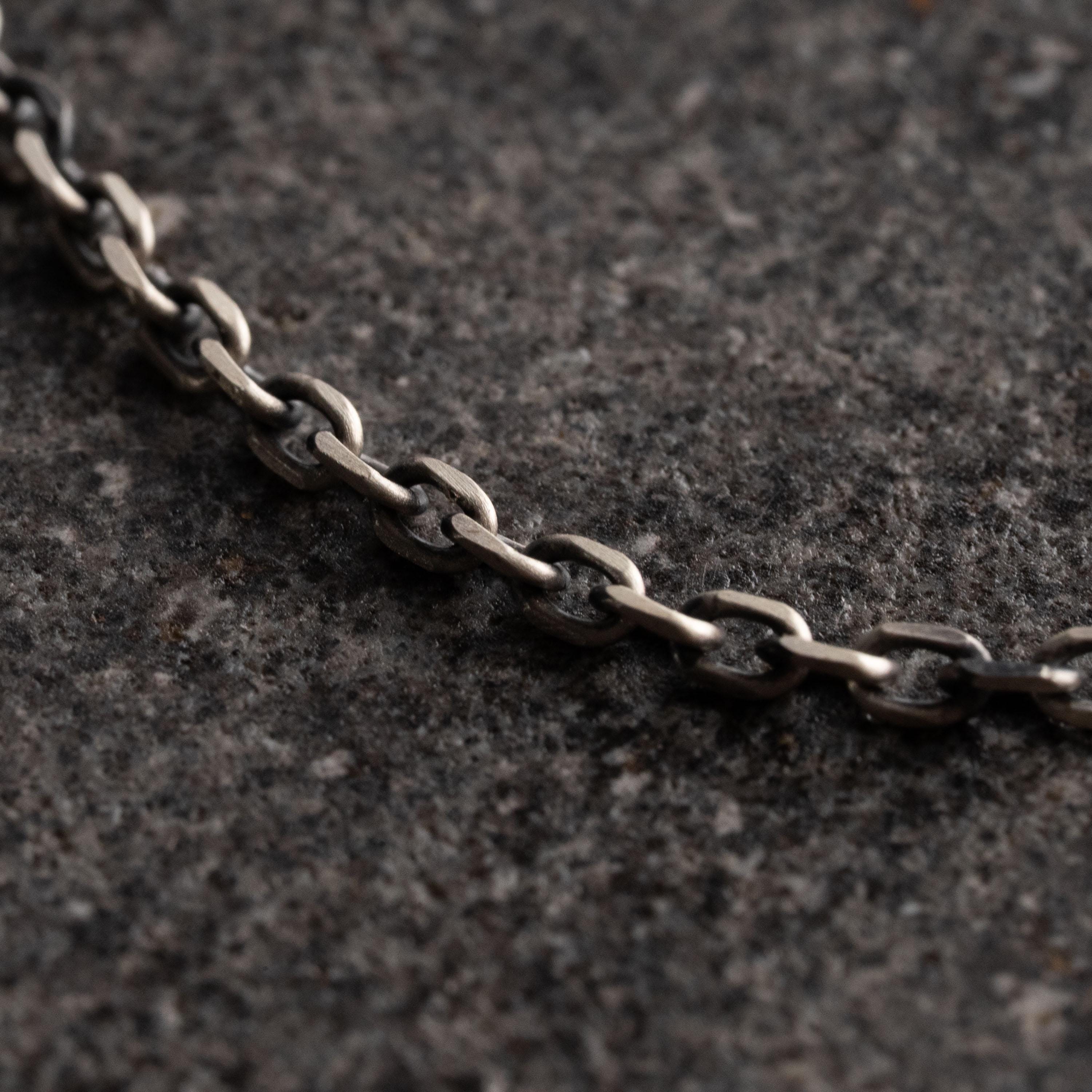 925 Sterling Silver Anchor Chain Necklace