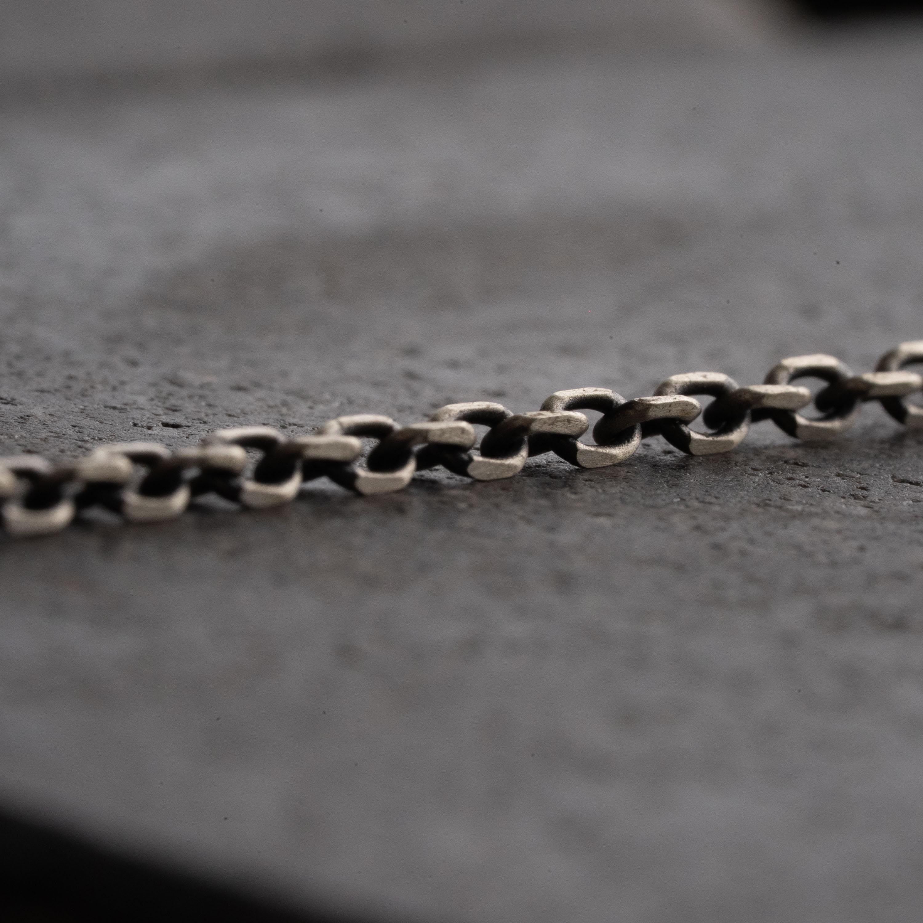 925 Sterling Silver Anchor Chain Necklace