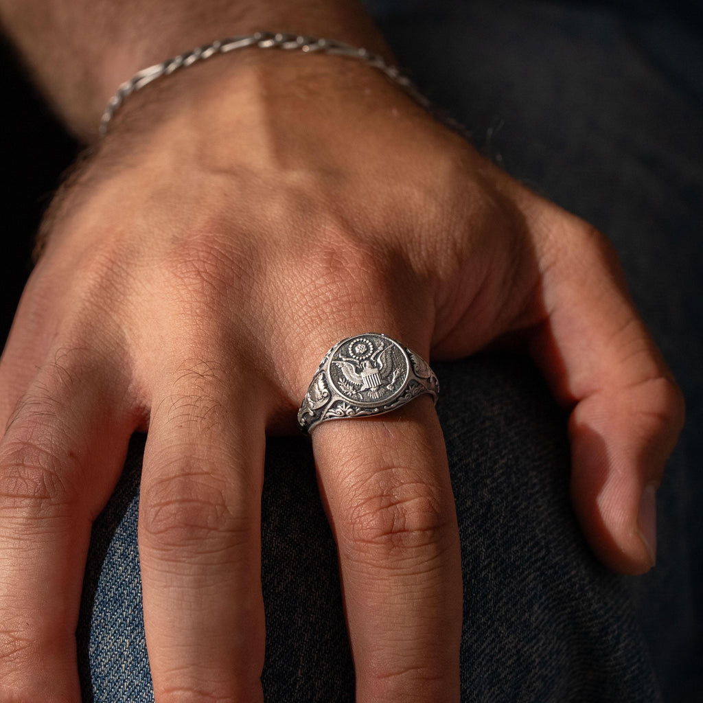 Patriotic 925 Sterling Silver Jewelry Set