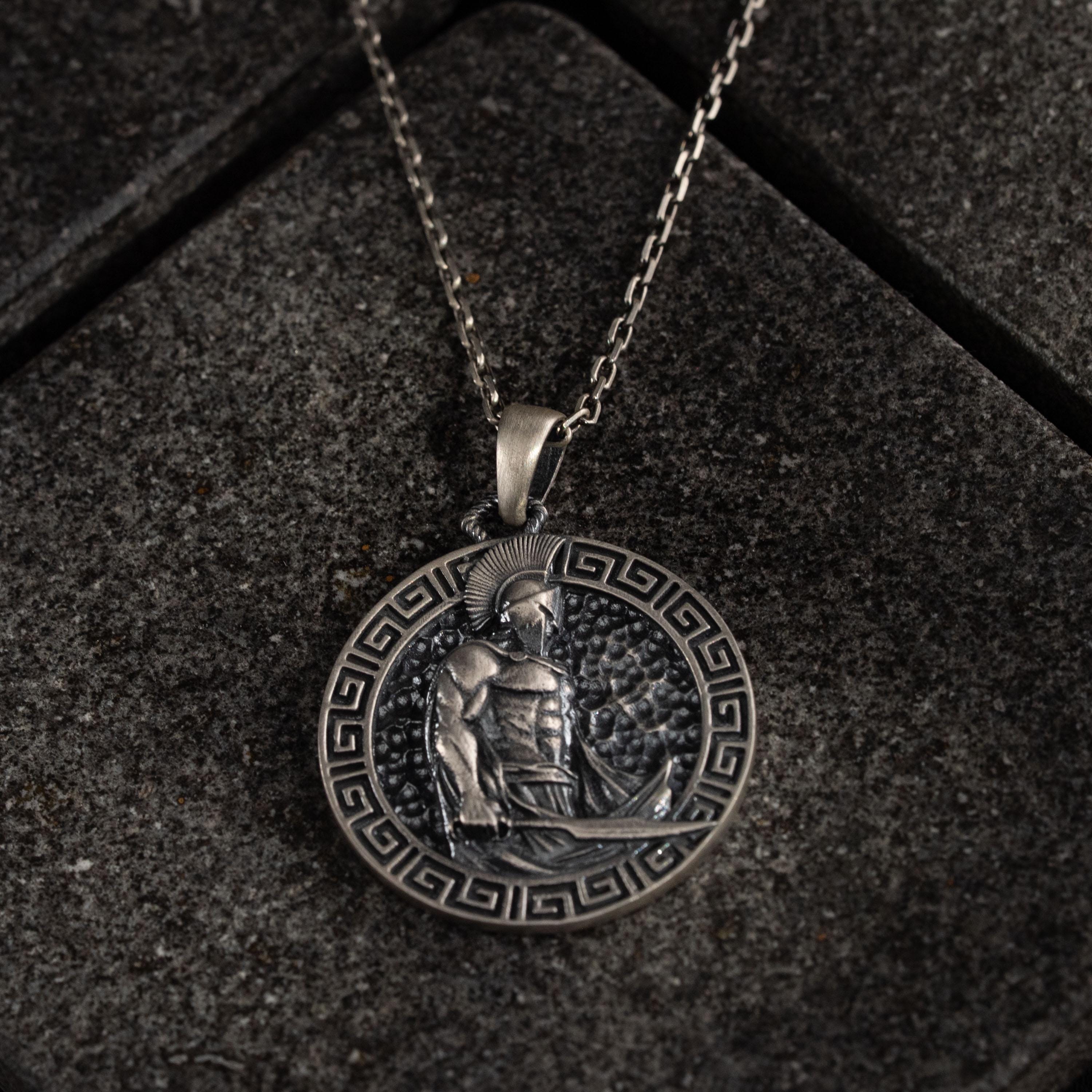 Spartan Warrior 925 Sterling Silver Necklace