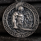 Spartan Warrior 925 Sterling Silver Necklace