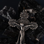 Jesus Crucifix 925 Sterling Silver Necklace