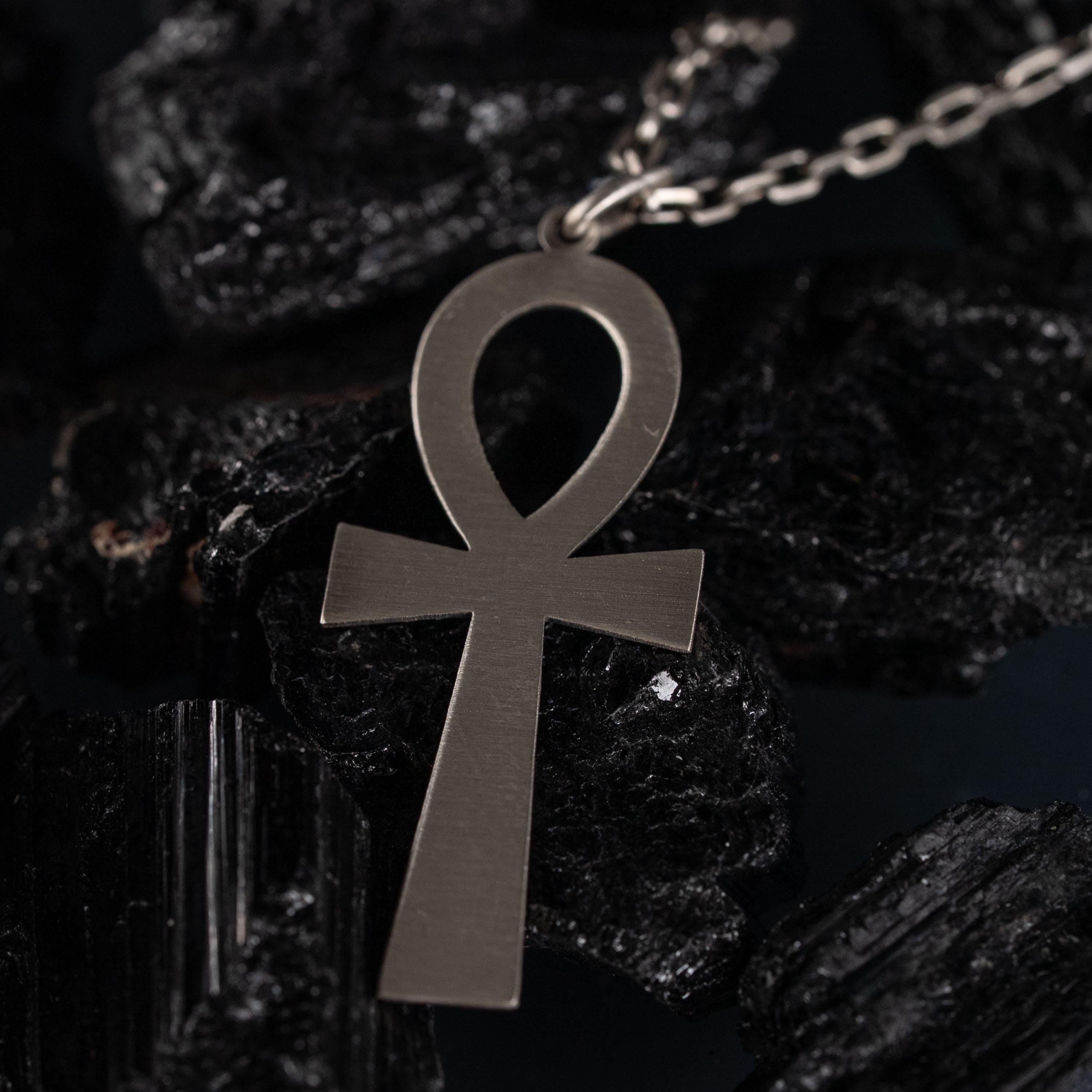 Ankh Unisex 925 Sterling Silver Pendant Necklace