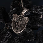 925 Sterling Silver St. Michael Archangel Shield Necklace – Unisex Protection Pendant