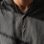 925 Sterling Silver St. Michael Archangel Shield Necklace – Unisex Protection Pendant