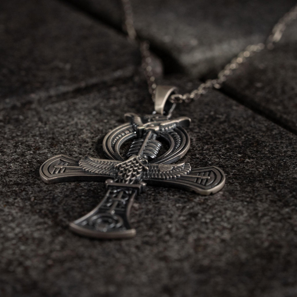 Ankh 925 Sterling Silver Handmade Pendant