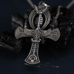 Ankh 925 Sterling Silver Handmade Pendant