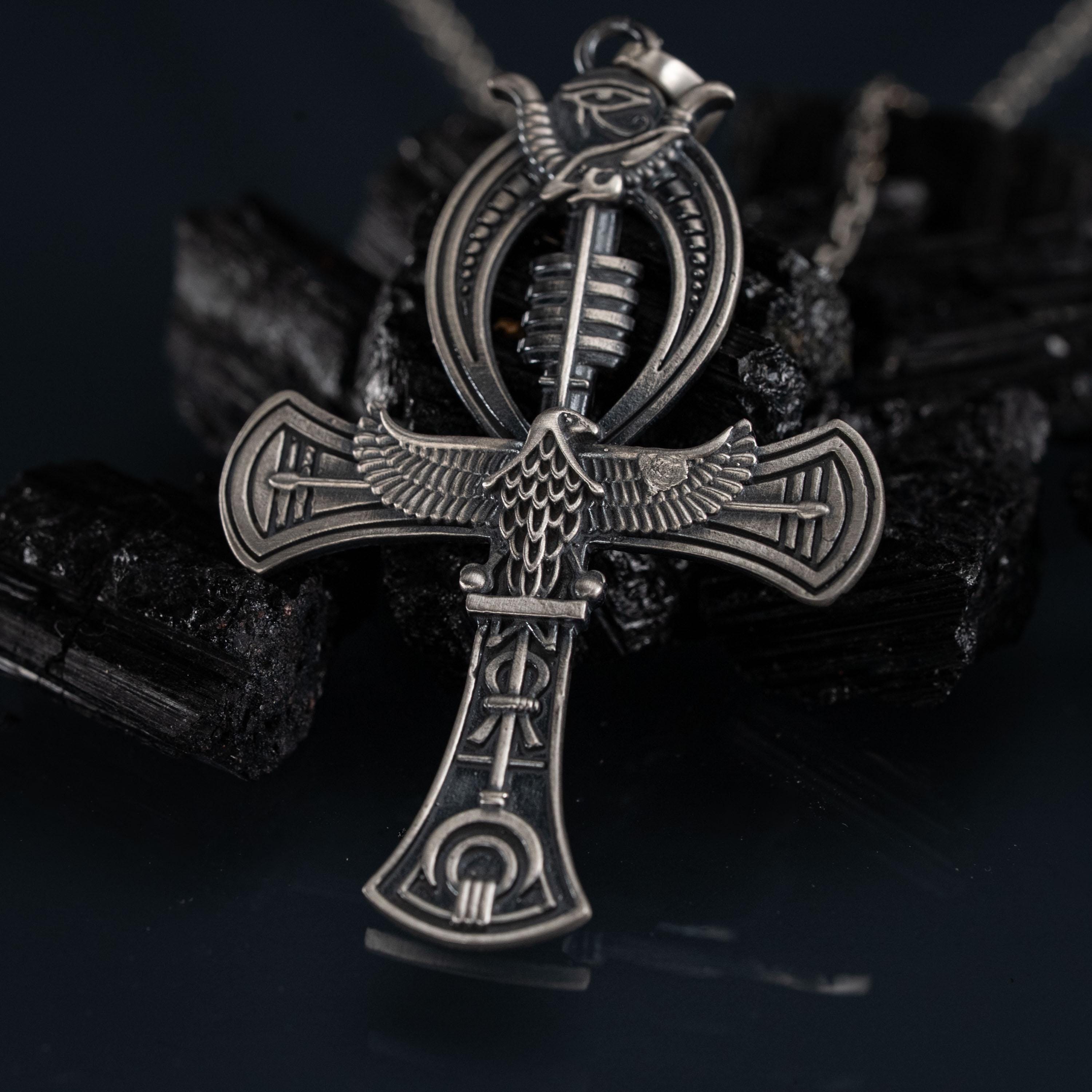 Ankh 925 Sterling Silver Handmade Pendant