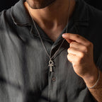 Ankh Unisex 925 Sterling Silver Pendant Necklace