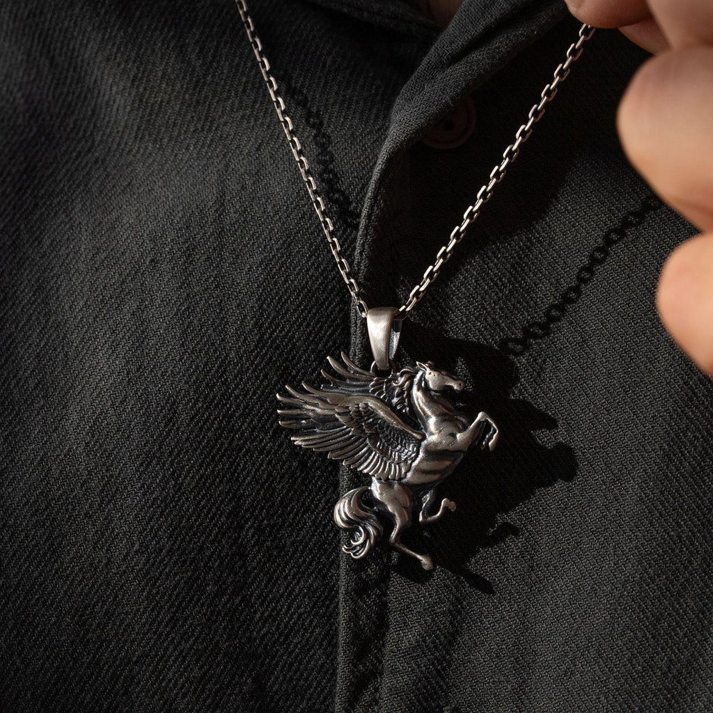 Pegasus 925 Sterling Silver Necklace