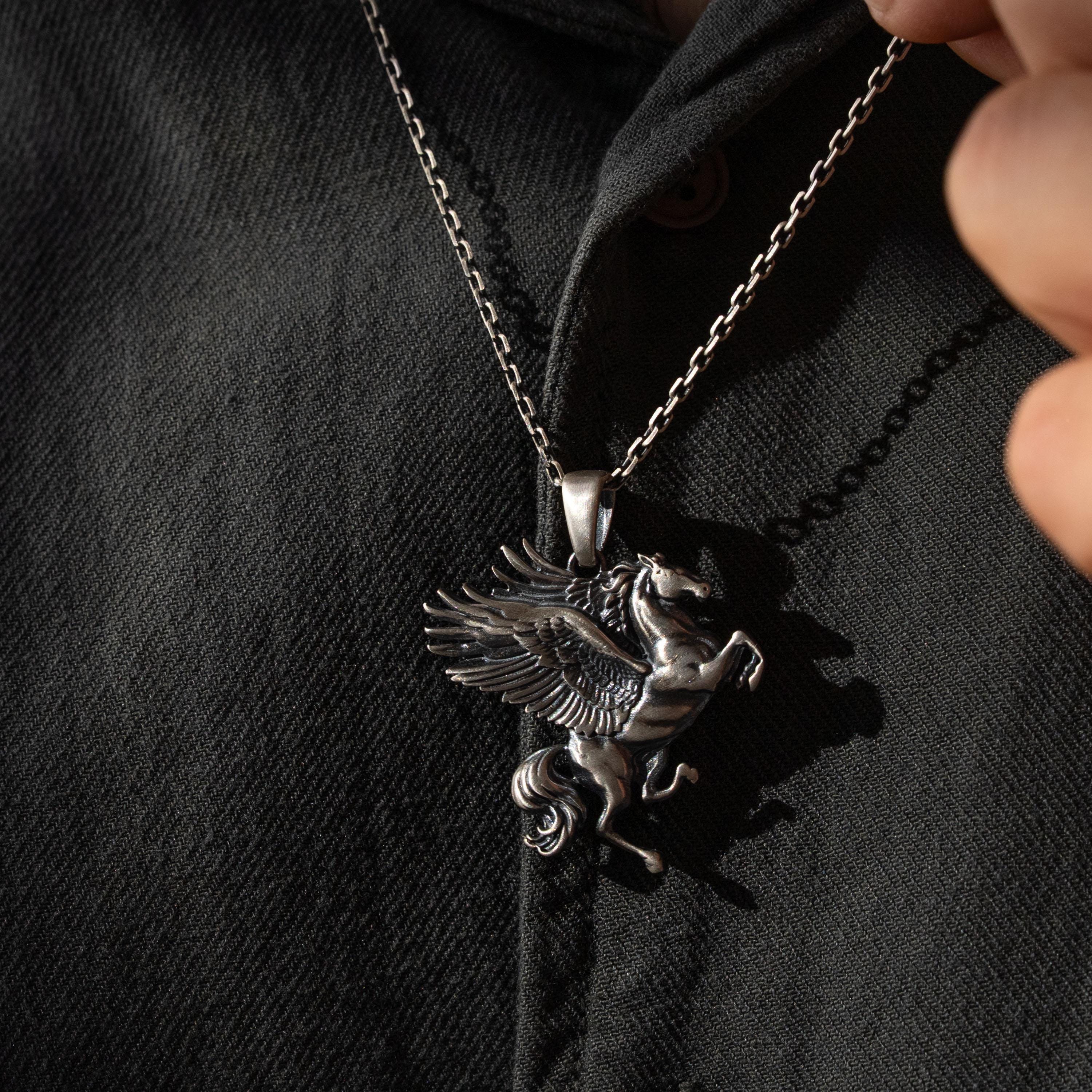 Pegasus 925 Sterling Silver Necklace