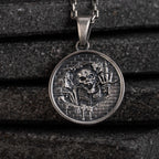 Unisex 925 Sterling Silver Skull Jewelry Set