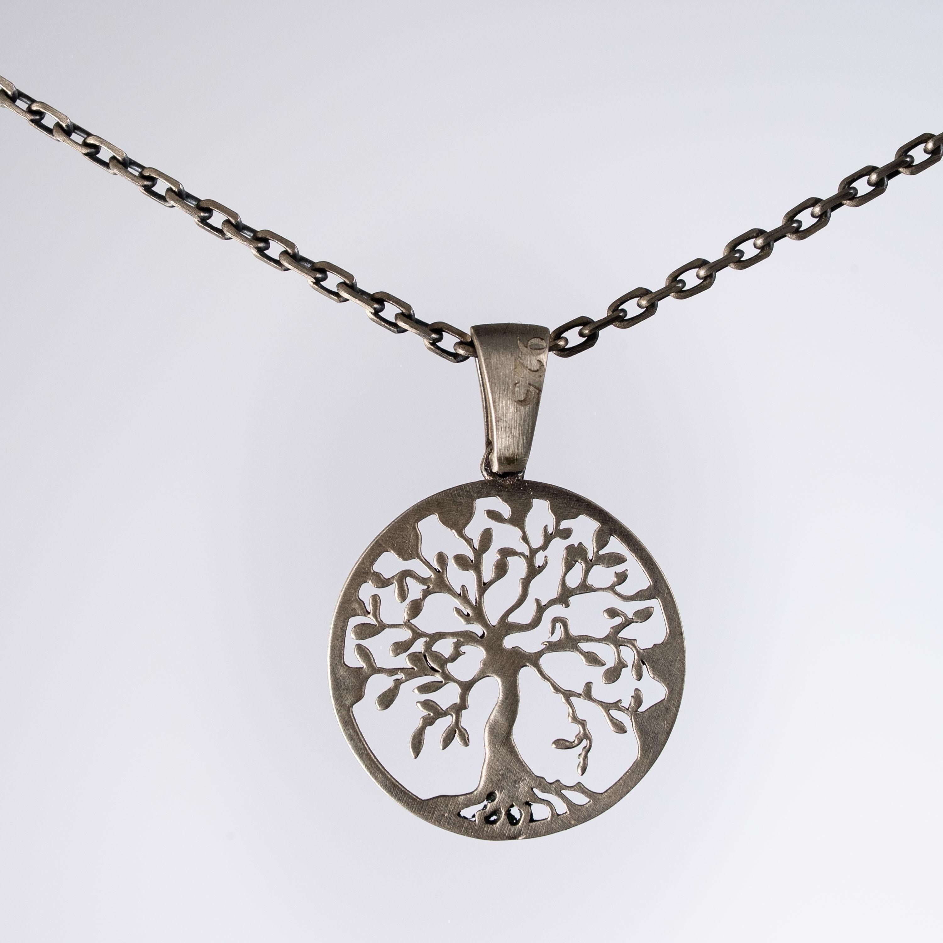 Celtic Tree of Life  925 Sterling Silver Necklace