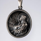 Jesus Christ 925 Sterling Silver Necklace