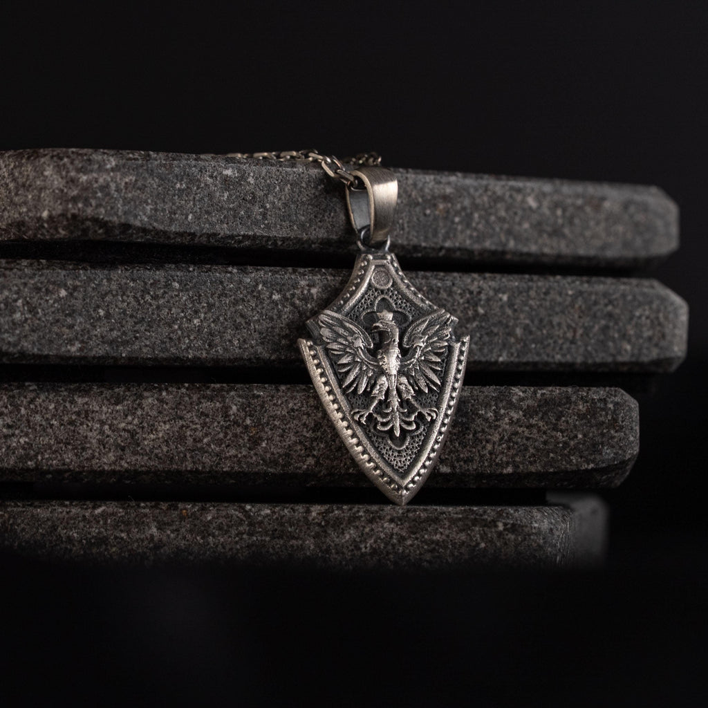 Flying Eagle 925 Sterling Silver Pendant Amule