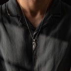 925 Sterling Silver Raven Pendant Necklace