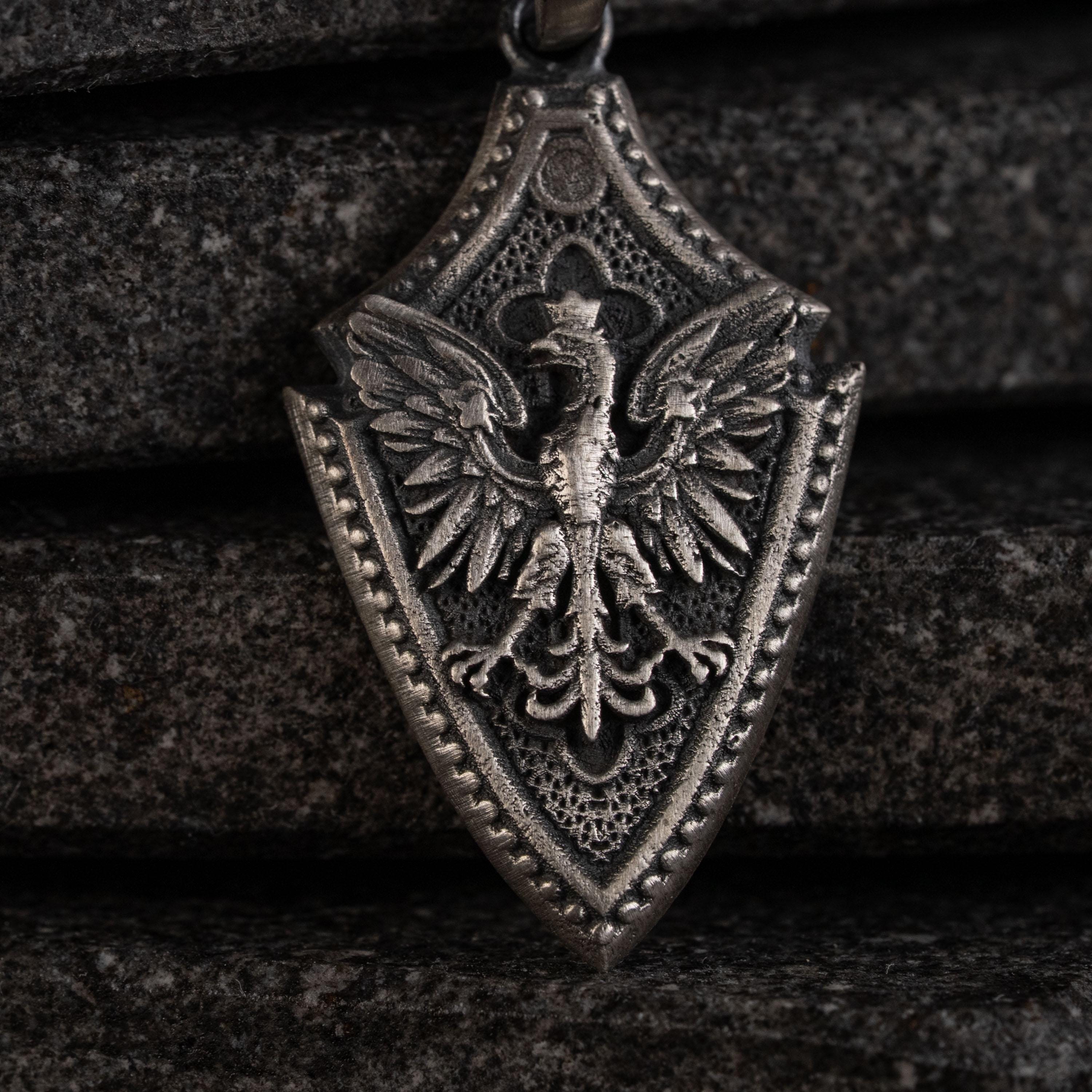 Flying Eagle 925 Sterling Silver Pendant Amule