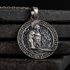 Spartan Warrior 925 Sterling Silver Necklace