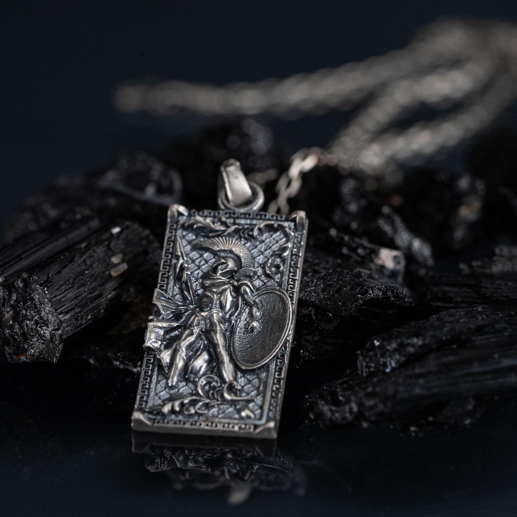 Spartan Warrior 925 Sterling Silver Necklace