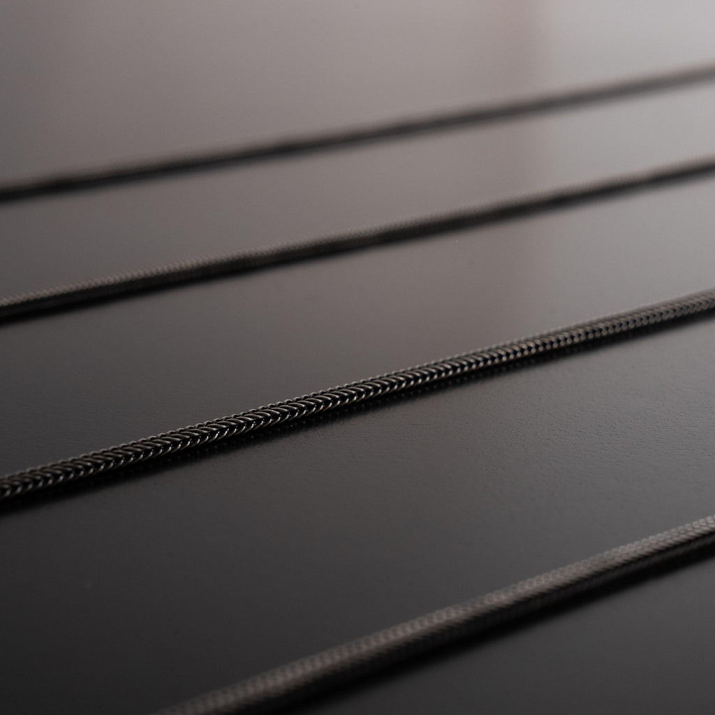 925 Sterling Silver Fox Tail Chain Necklace