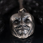 Anonymous Mask Pendant Necklace