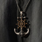 Anchor Ship Cross 925 Sterling Silver Pendant Necklace