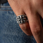 Skulls Sterling Silver Ring