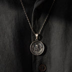 Unisex 925 Sterling Silver Skull Jewelry Set