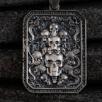 Skull 925 Sterling Silver Jewelry Set