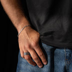 Custom Honeycomb 925 Sterling Silver Ring