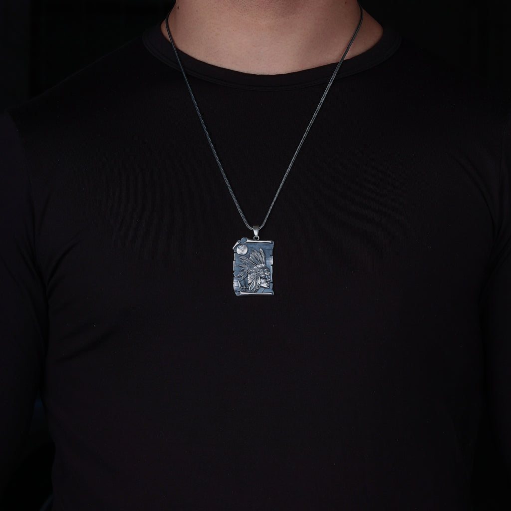 Native Headdress Pendant