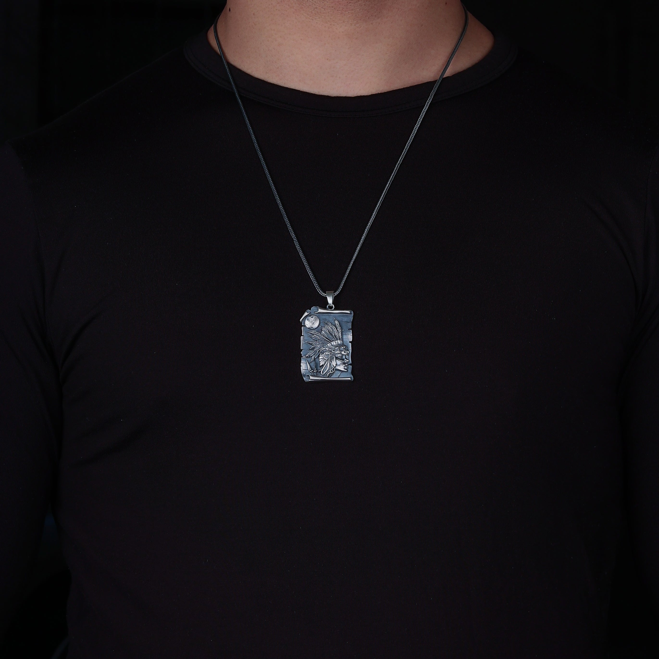 Native Headdress Pendant