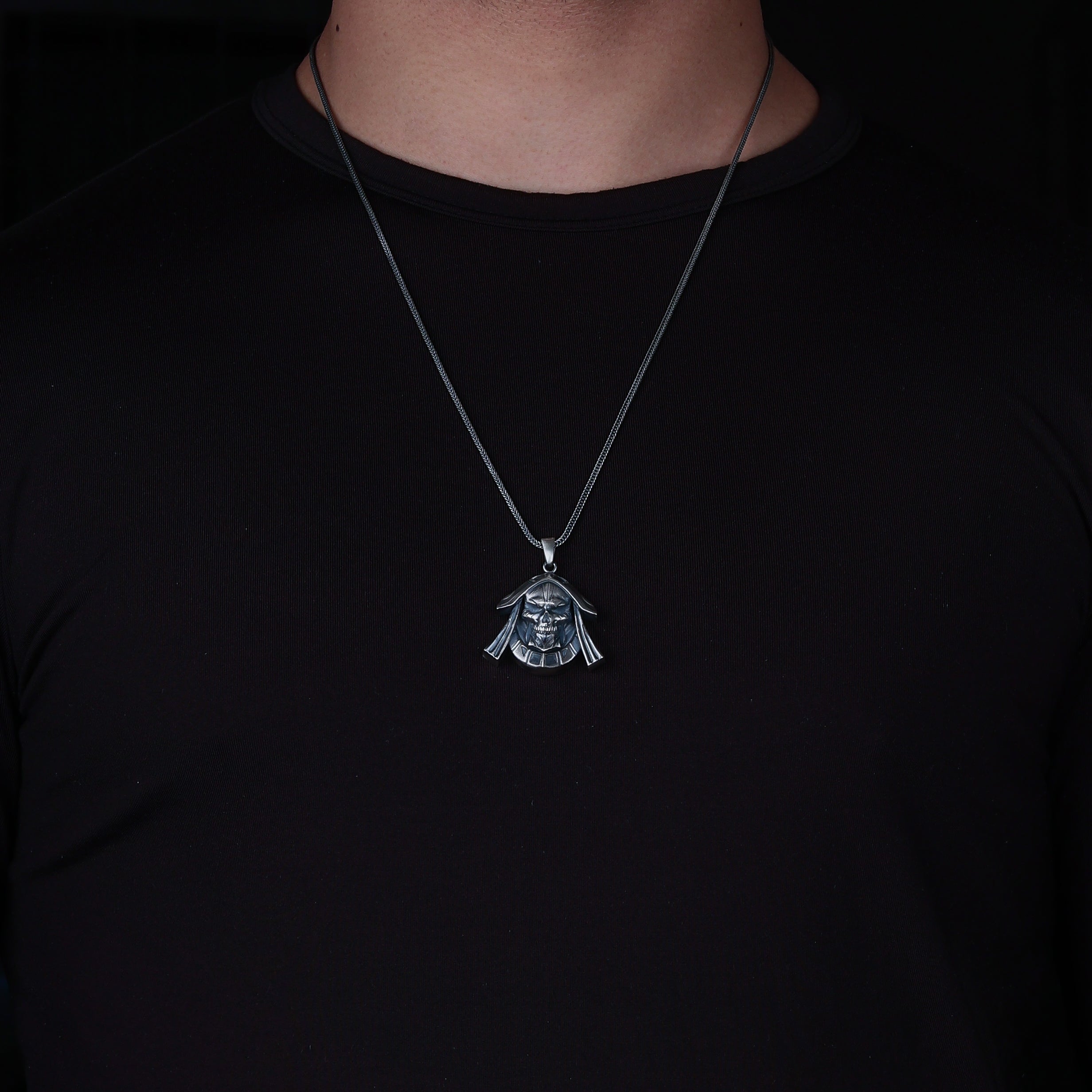 Samurai Skull Pendant