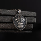 925 Sterling Silver Gorilla King Ring & Angry Gorilla Necklace Set
