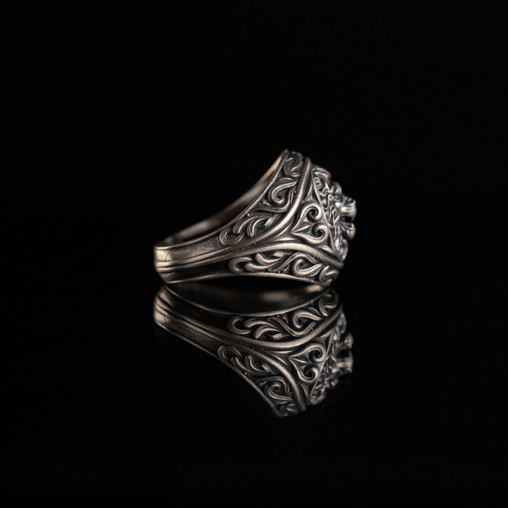 Lion Head 925 Sterling Silver Set